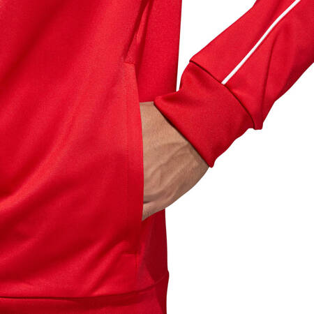 Bluza męska adidas Core 18 Polyester Jacket czerwona CV3565