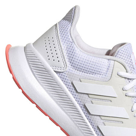 Buty damskie do biegania adidas Runfalcon biało-beżowo-pomarańczowe FW5142