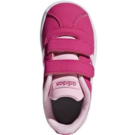 Buty dla dzieci adidas VL Court 2.0 CMF różowe F36406