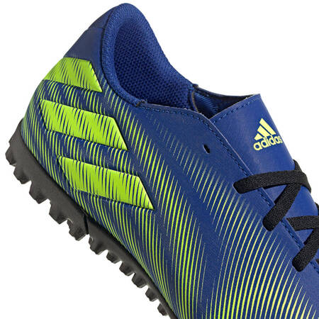 Buty piłkarskie adidas Nemeziz.4 TF niebiesko-zielone FW7405