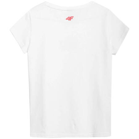 Koszulka damska 4F biała H4L21 TSD037 10S