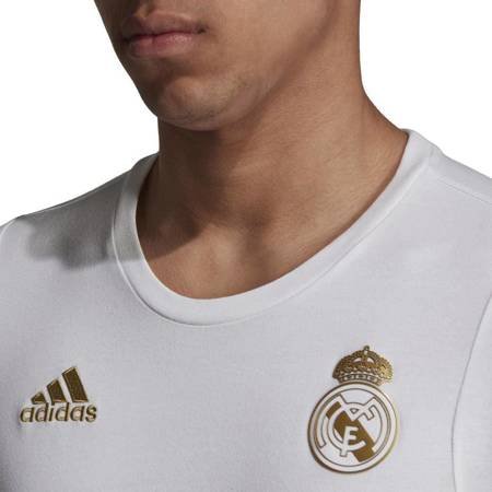 Koszulka męska adidas Real Madryt Tee biala DX7853